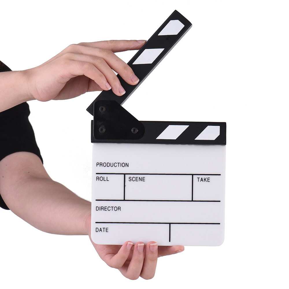 Small Acrylic Director's Clapboard Small Acrylic Director's Clapboard