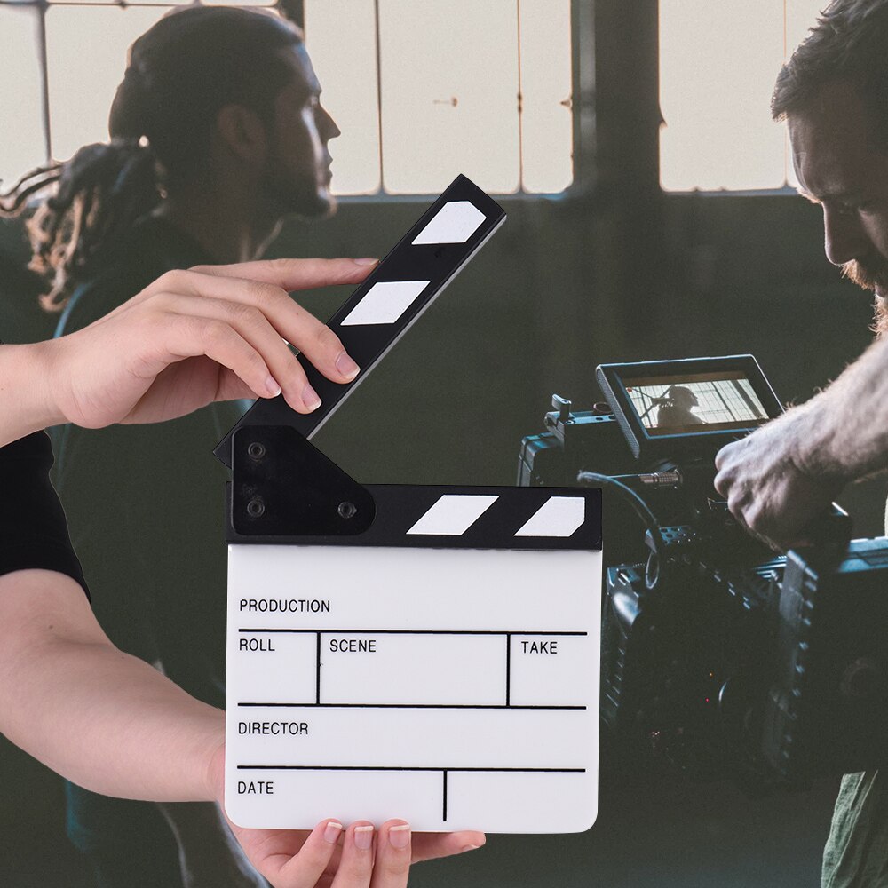 Small Acrylic Director's Clapboard Small Acrylic Director's Clapboard