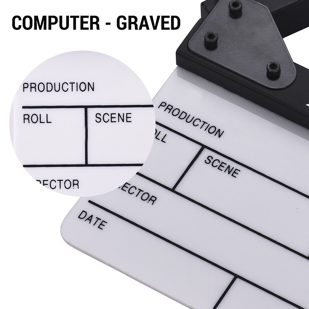 Small Acrylic Director's Clapboard Small Acrylic Director's Clapboard