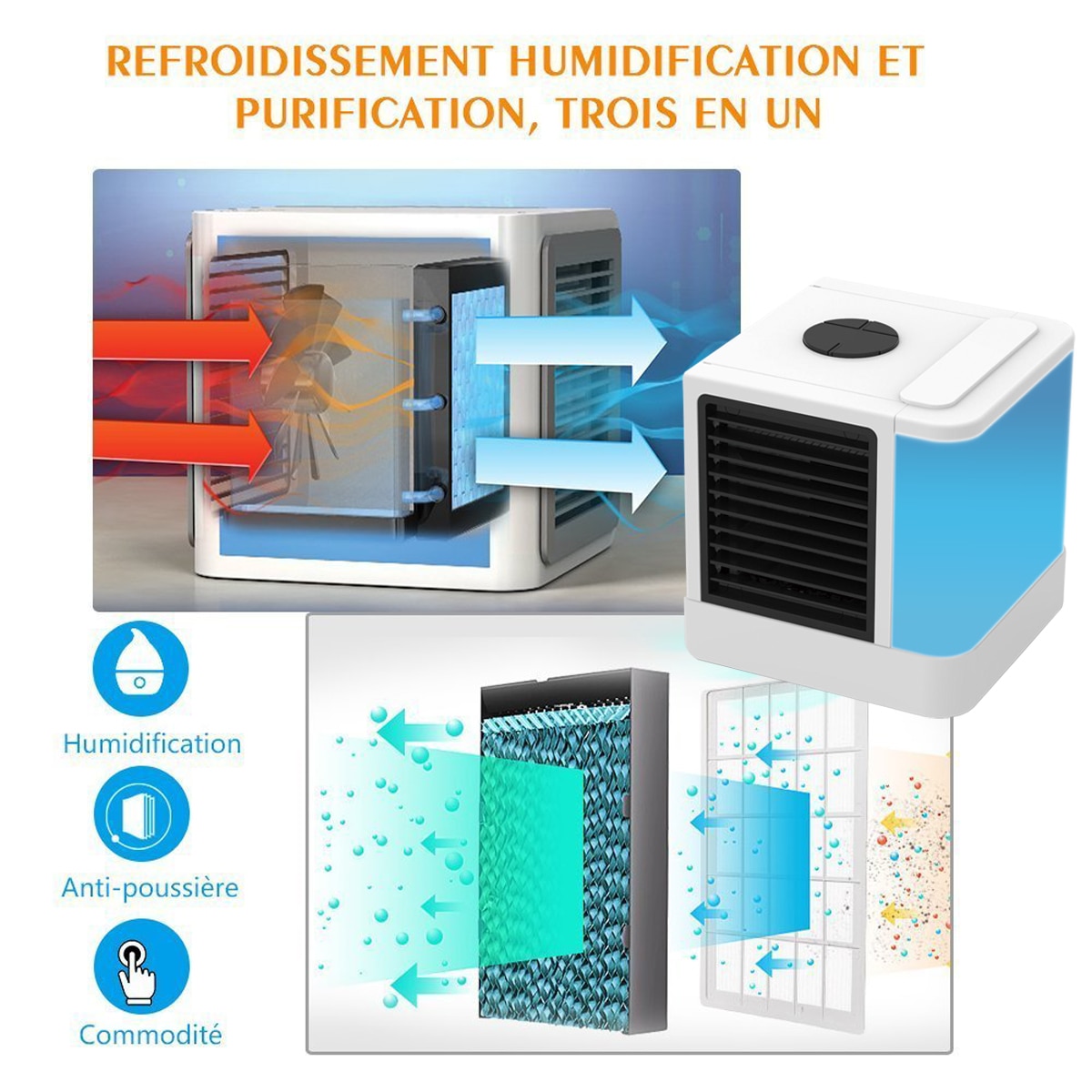 Small Air Cooler Mini Room Humidifier Small Air Cooler Mini Room Humidifier