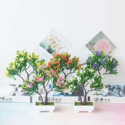 Small Artificial Tree with Flowers Small Artificial Tree with Flowers