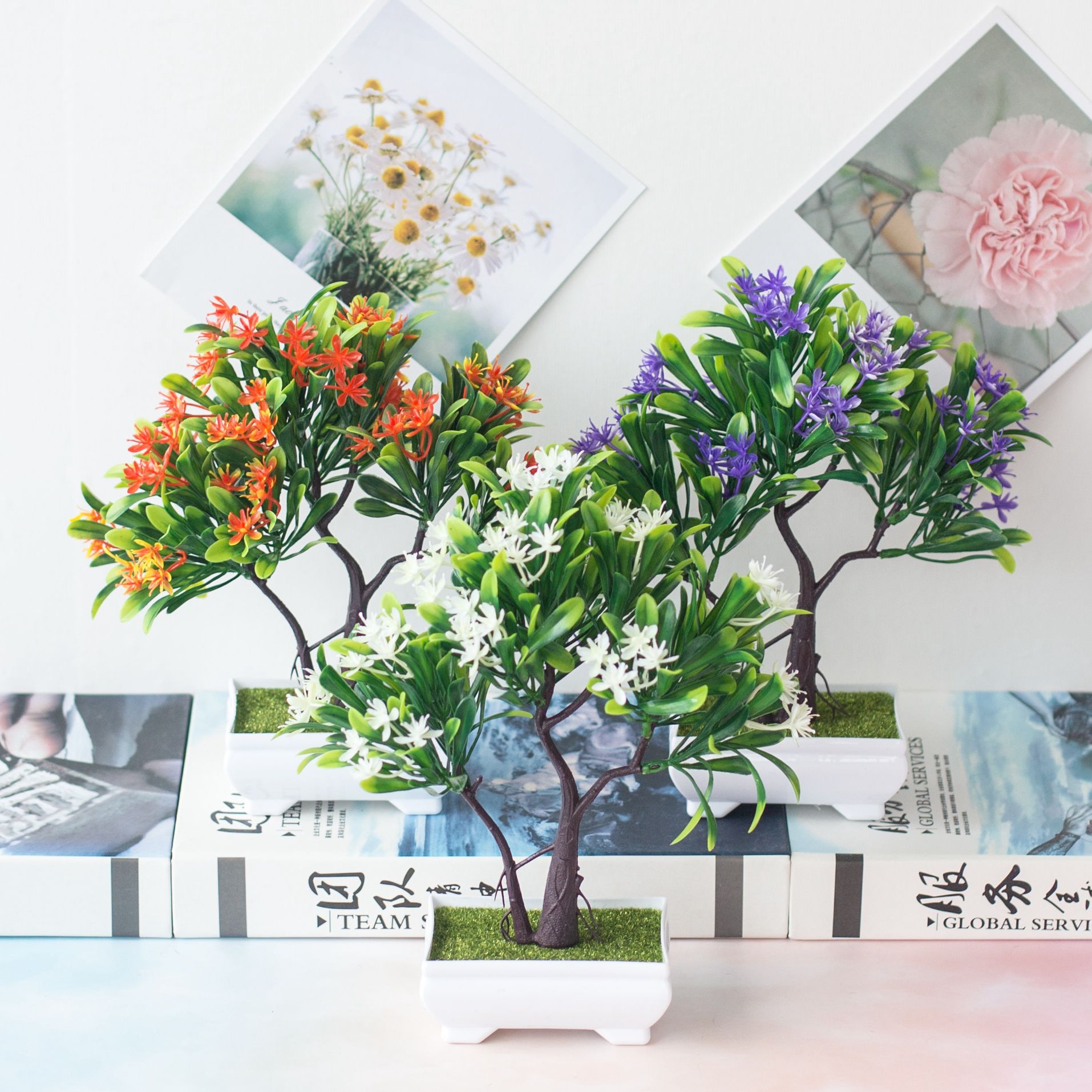 Small Artificial Tree with Flowers Small Artificial Tree with Flowers