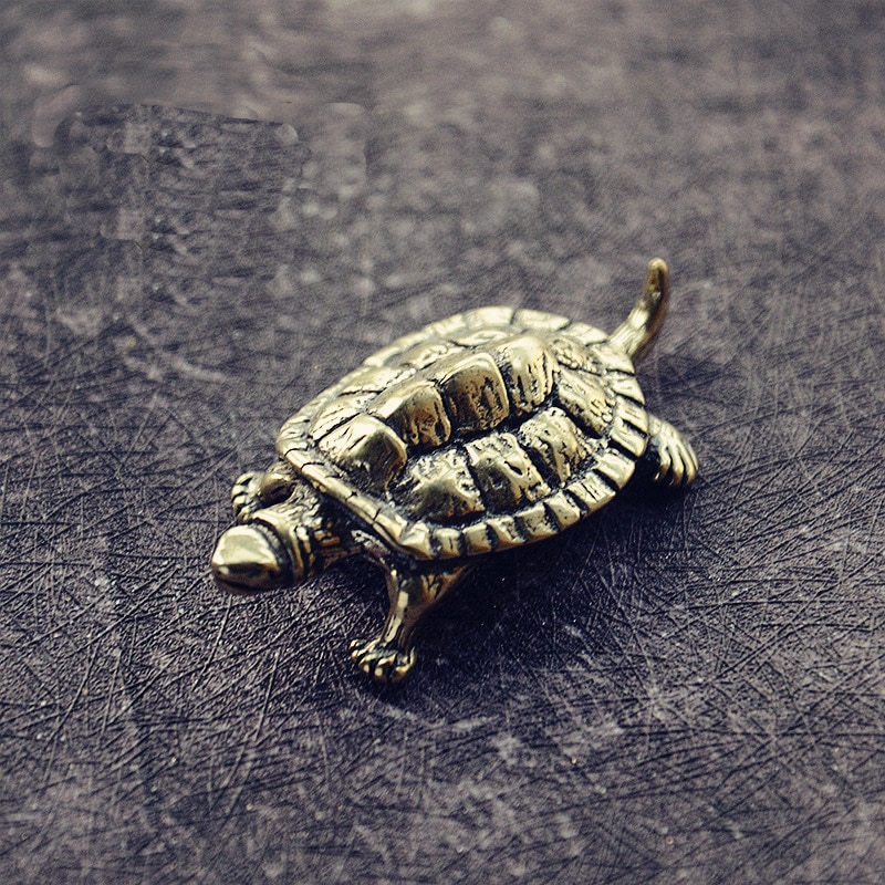 Small Brass Tortoise Figurine Small Brass Tortoise Figurine