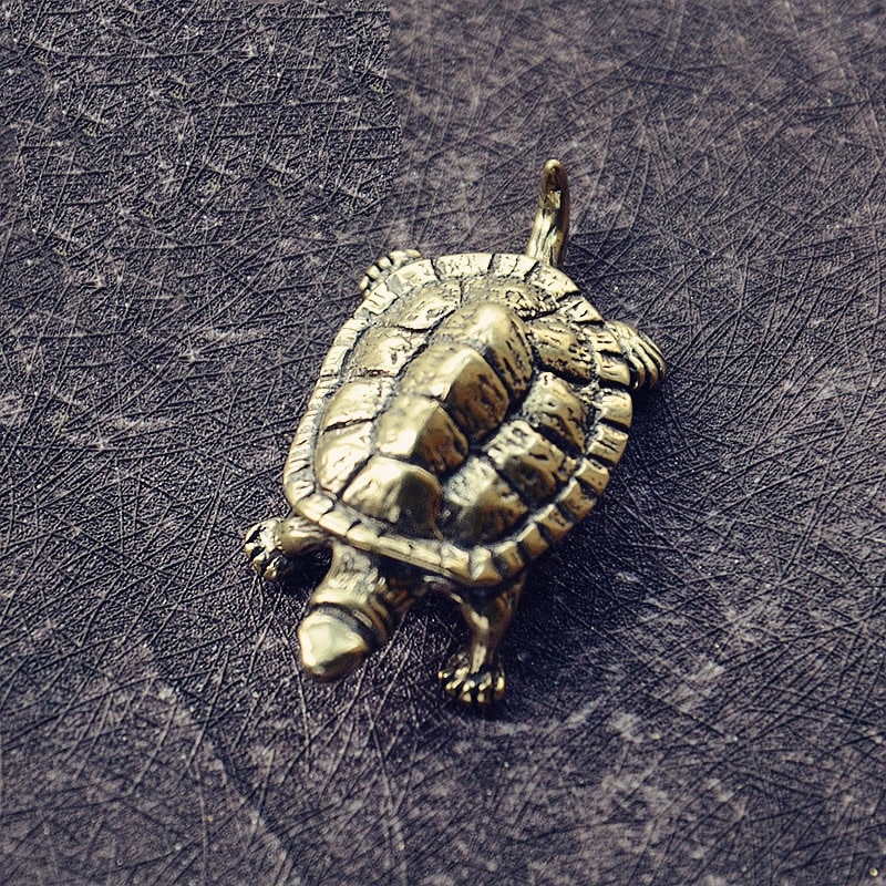 Small Brass Tortoise Figurine Small Brass Tortoise Figurine