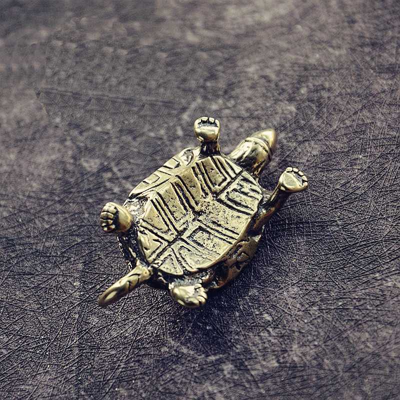 Small Brass Tortoise Figurine Small Brass Tortoise Figurine