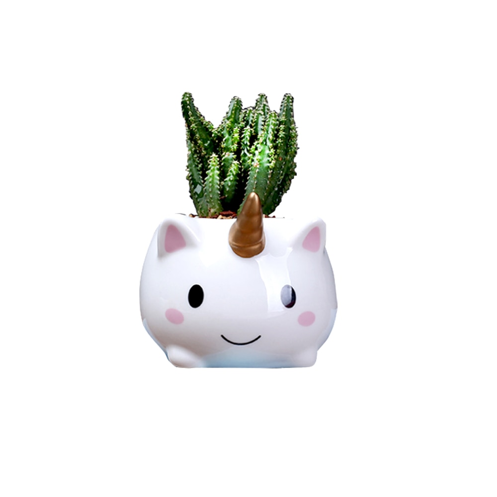Small Ceramic Pot Cute Unicorn Pot Small Ceramic Pot Cute Unicorn Pot