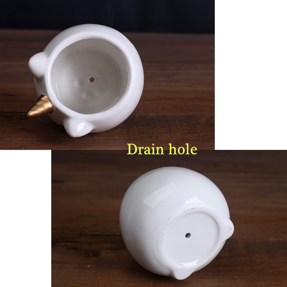 Small Ceramic Pot Cute Unicorn Pot Small Ceramic Pot Cute Unicorn Pot