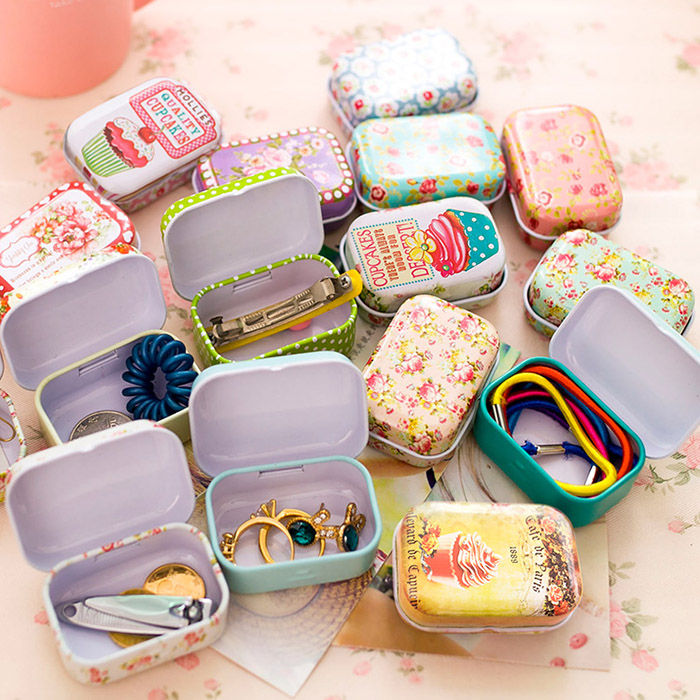Small Containers Mini Tin Box Small Containers Mini Tin Box