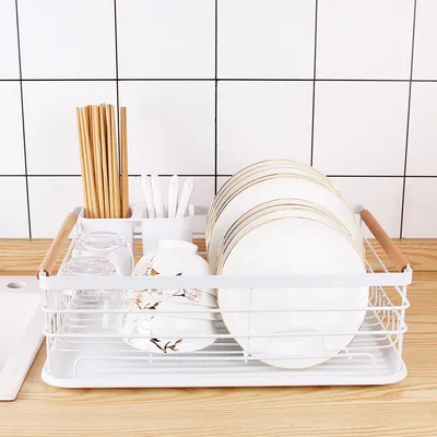 Small Dish Rack with Tray