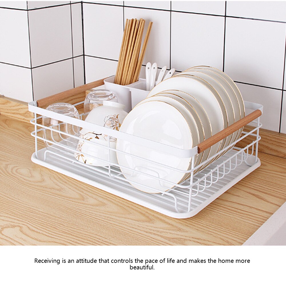 Small Dish Rack with Tray