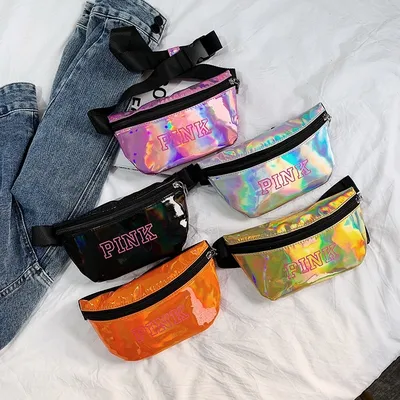 Small Fanny Pack Holographic Waist Bag