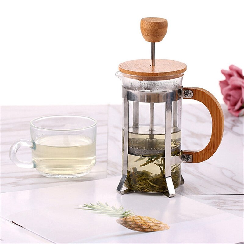 Small French Press with Bamboo Cover