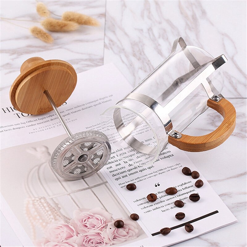 Small French Press with Bamboo Cover