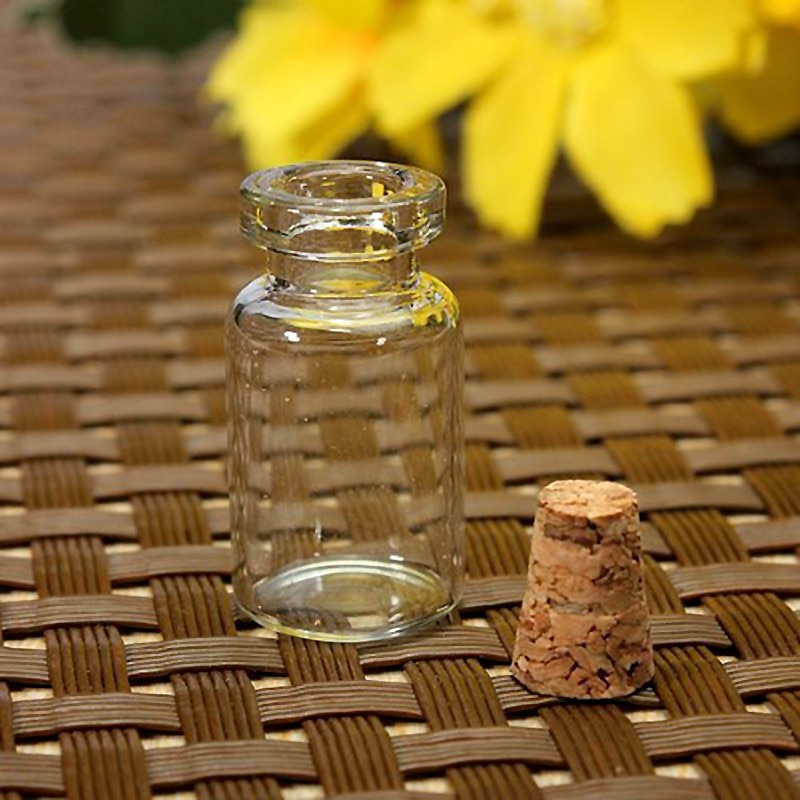 Small Glass Bottles Cork Lock (10 pieces) Small Glass Bottles Cork Lock (10 pieces)