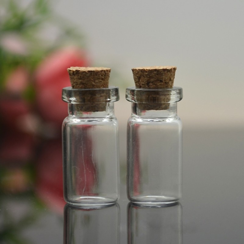 Small Glass Bottles Cork Lock (10 pieces) Small Glass Bottles Cork Lock (10 pieces)