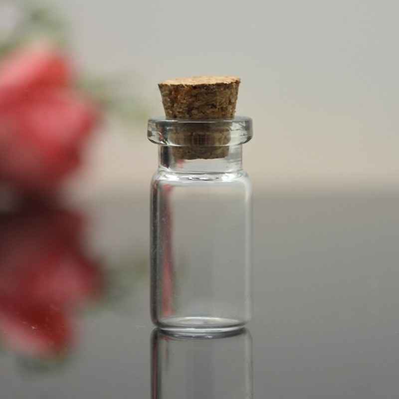 Small Glass Bottles Cork Lock (10 pieces) Small Glass Bottles Cork Lock (10 pieces)