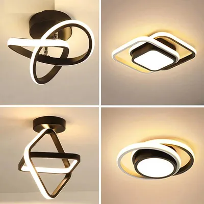 Small Modern LED Ceiling Light 2 Rings Creative Design Ceiling Lamp Indoor Lighting Fixtures Hallway Balcony Aisle Small Modern LED Ceiling Light 2 Rings Creative Design Ceiling Lamp Indoor Lighting Fixtures Hallway Balcony Aisle