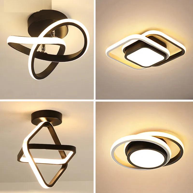 Small Modern LED Ceiling Light 2 Rings Creative Design Ceiling Lamp Indoor Lighting Fixtures Hallway Balcony Aisle Small Modern LED Ceiling Light 2 Rings Creative Design Ceiling Lamp Indoor Lighting Fixtures Hallway Balcony Aisle