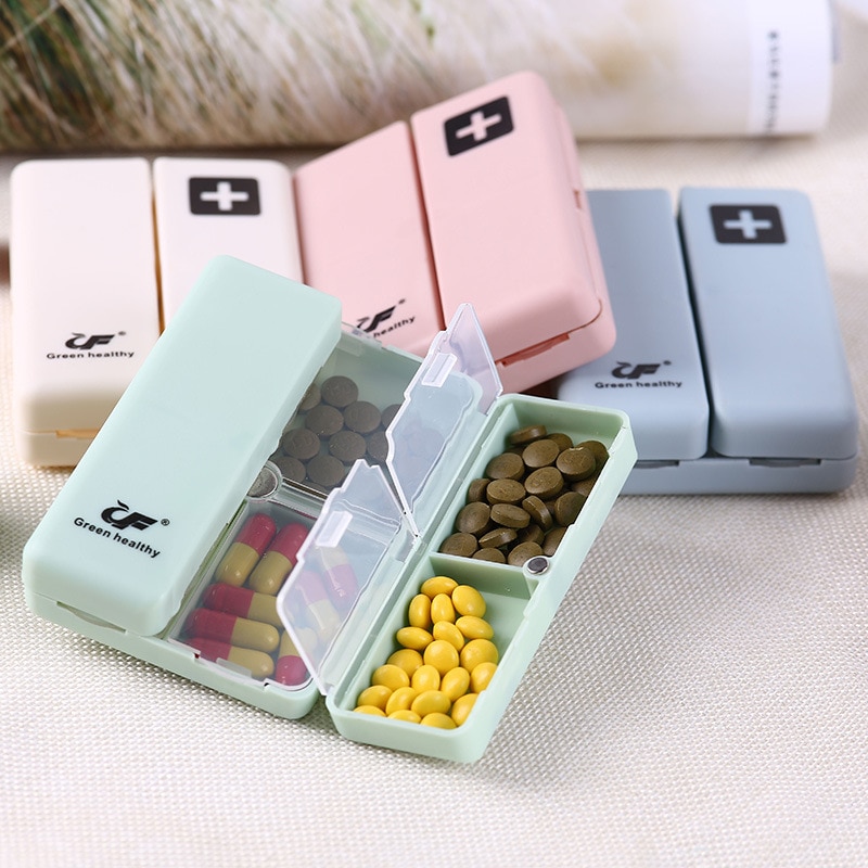 Small Pill Dispenser Portable Box Small Pill Dispenser Portable Box