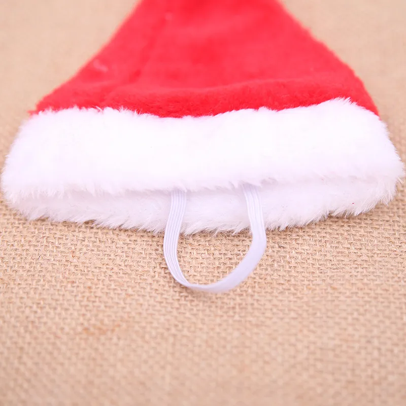 Small Plush Santa Hat for Pets