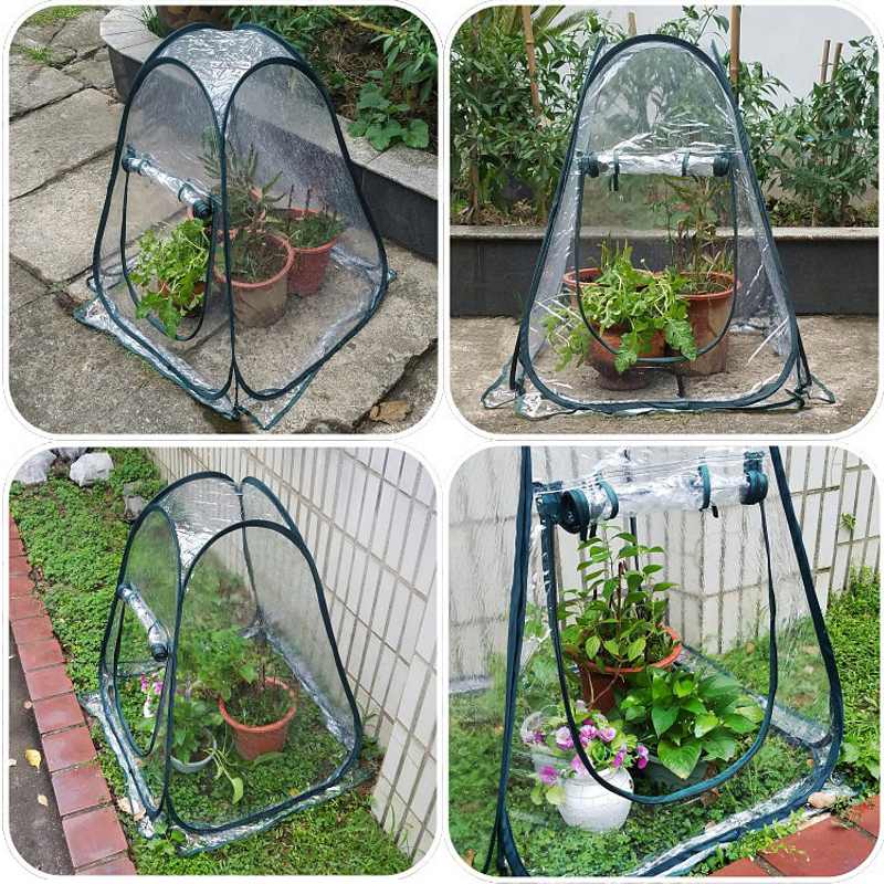 Small Pop Up Greenhouse with Nails