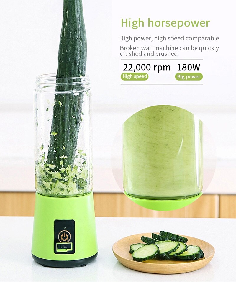 Small Portable Blender Rechargeable Juicer Small Portable Blender Rechargeable Juicer