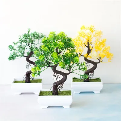 Small Realistic Artificial Bonsai Tree Decoration Small Realistic Artificial Bonsai Tree Decoration