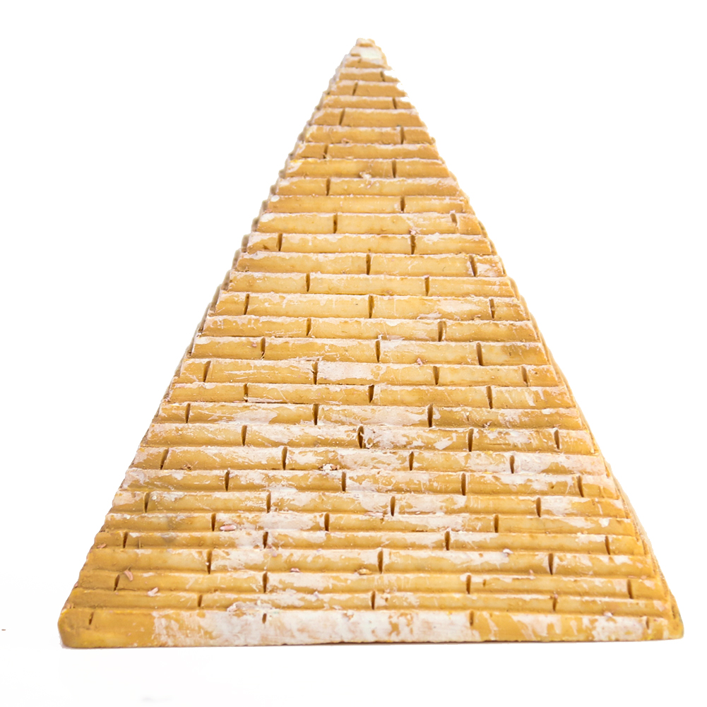 Small Resin Pyramid Decorative Ornament