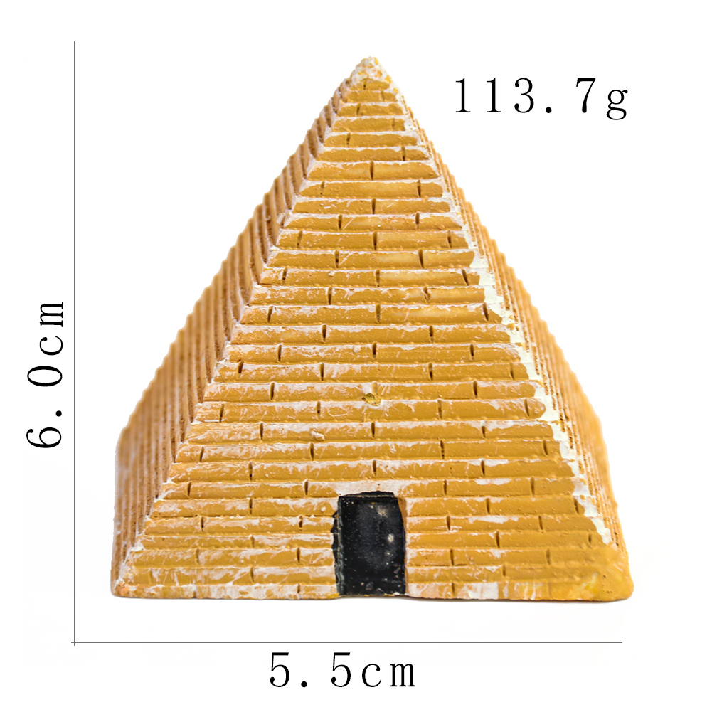 Small Resin Pyramid Decorative Ornament