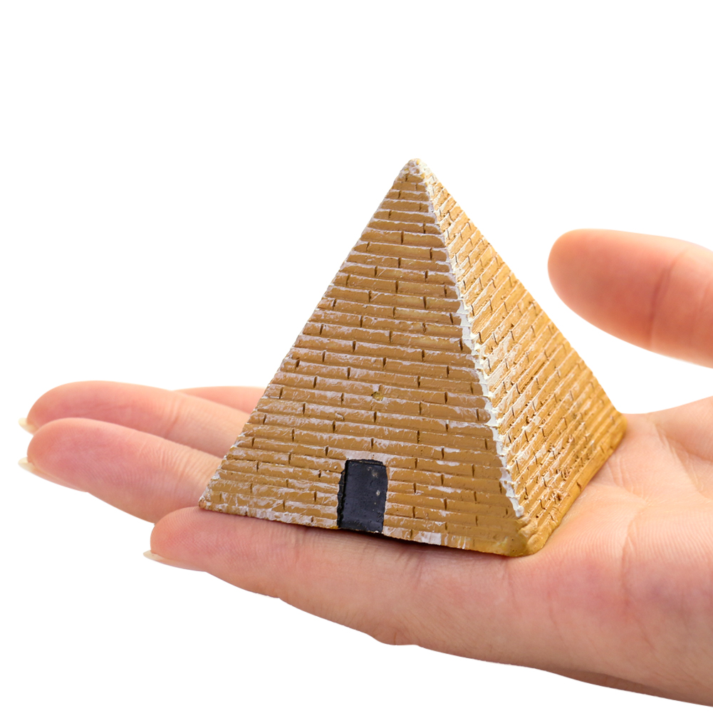 Small Resin Pyramid Decorative Ornament