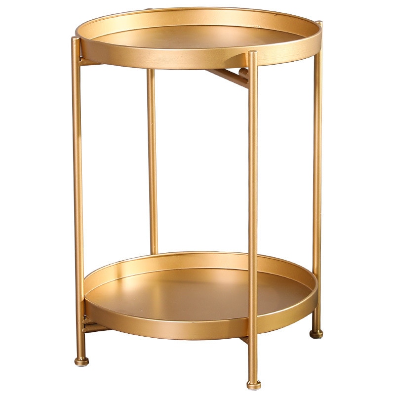 Small Round Metal Side Table
