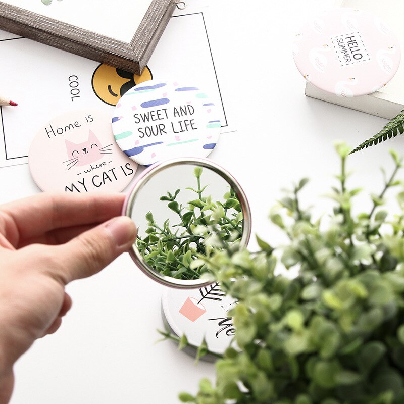 Small Round Mirror Cute Portable Mirror Small Round Mirror Cute Portable Mirror