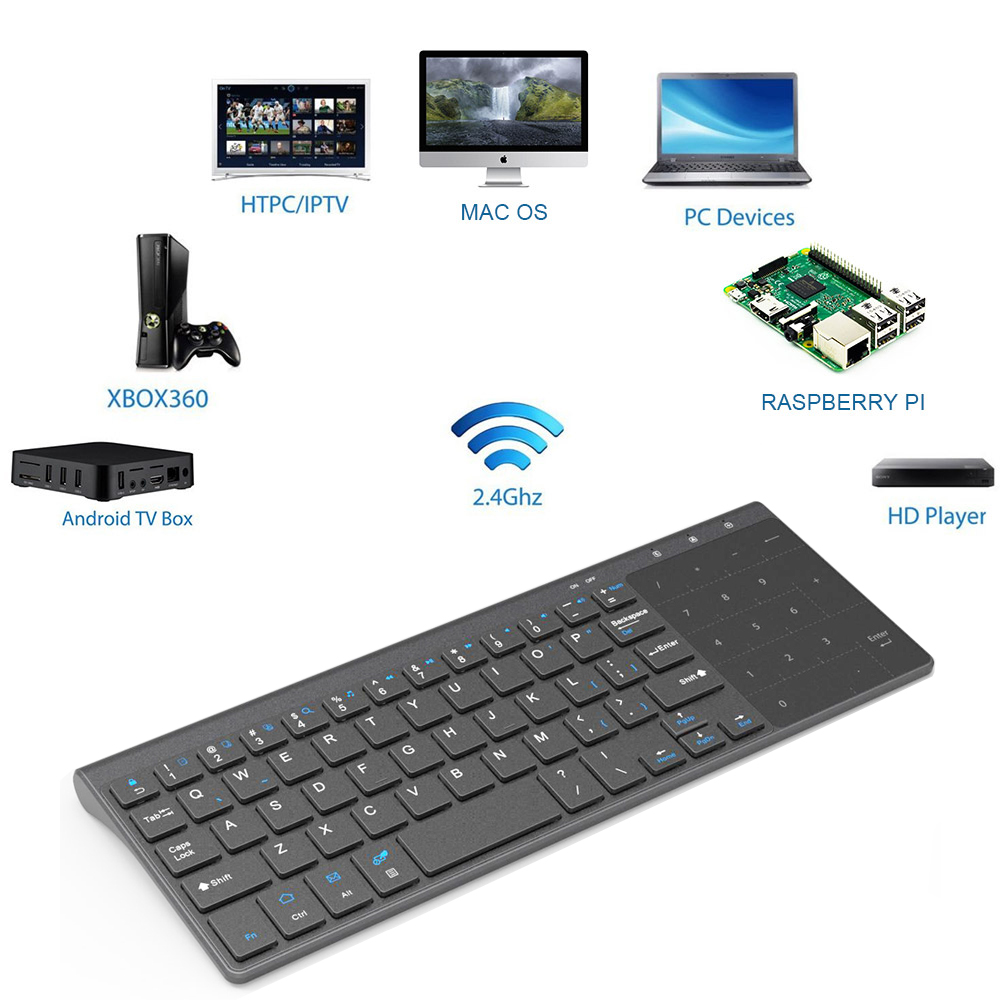 Small Wireless Keyboard Numeric Touchpad Small Wireless Keyboard Numeric Touchpad