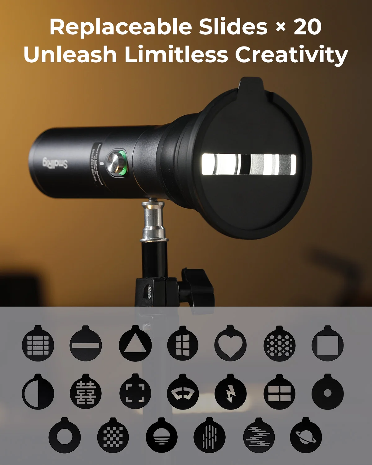 SmallRig RF 10C Portable Focusable LED Video Light with Over 20 Light Filters & Four-color LED Beads Adjustable SmallRig RF 10C Portable Focusable LED Video Light with Over 20 Light Filters & Four-color LED Beads Adjustable