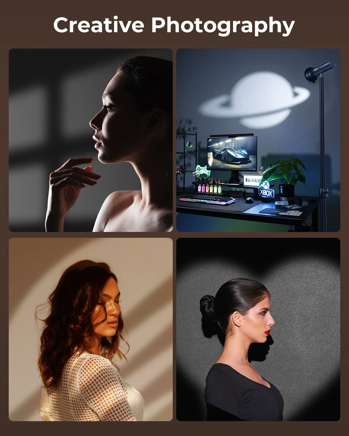 SmallRig RF 10C Portable Focusable LED Video Light with Over 20 Light Filters & Four-color LED Beads Adjustable SmallRig RF 10C Portable Focusable LED Video Light with Over 20 Light Filters & Four-color LED Beads Adjustable