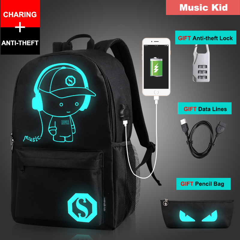 Smart Backpack Luminous School Bag Smart Backpack Luminous School Bag