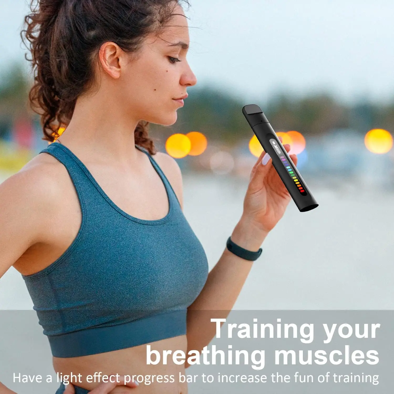 Smart Breathing Trainer, Breathing Exercise Device with Breath Monitor App to Strengthen Breathing Muscles Smart Breathing Trainer, Breathing Exercise Device with Breath Monitor App to Strengthen Breathing Muscles