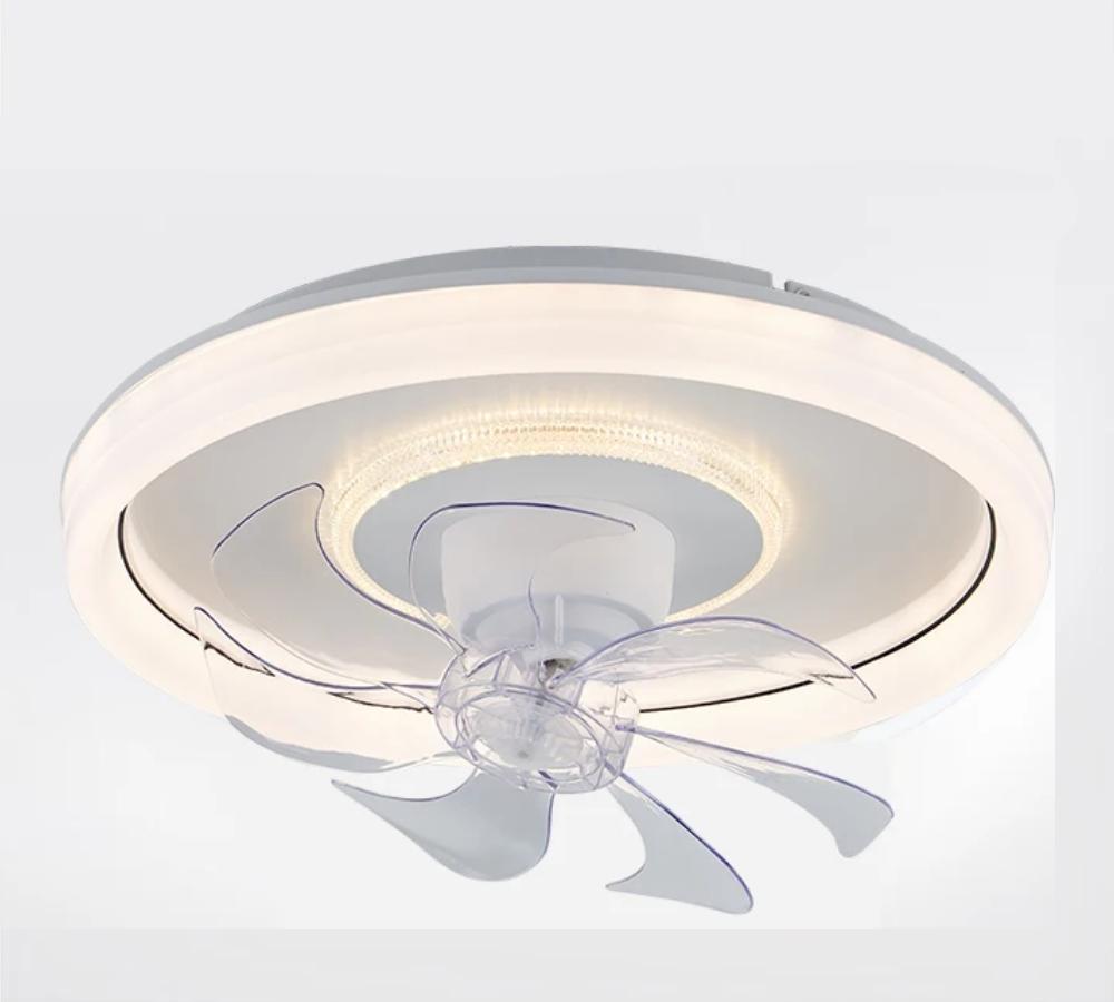 Smart Ceiling Fan Fans With Lights Remote Control Bedroom Decor Ventilator Lamp 48cm Air Invisible Blades Retractable Smart Ceiling Fan Fans With Lights Remote Control Bedroom Decor Ventilator Lamp 48cm Air Invisible Blades Retractable