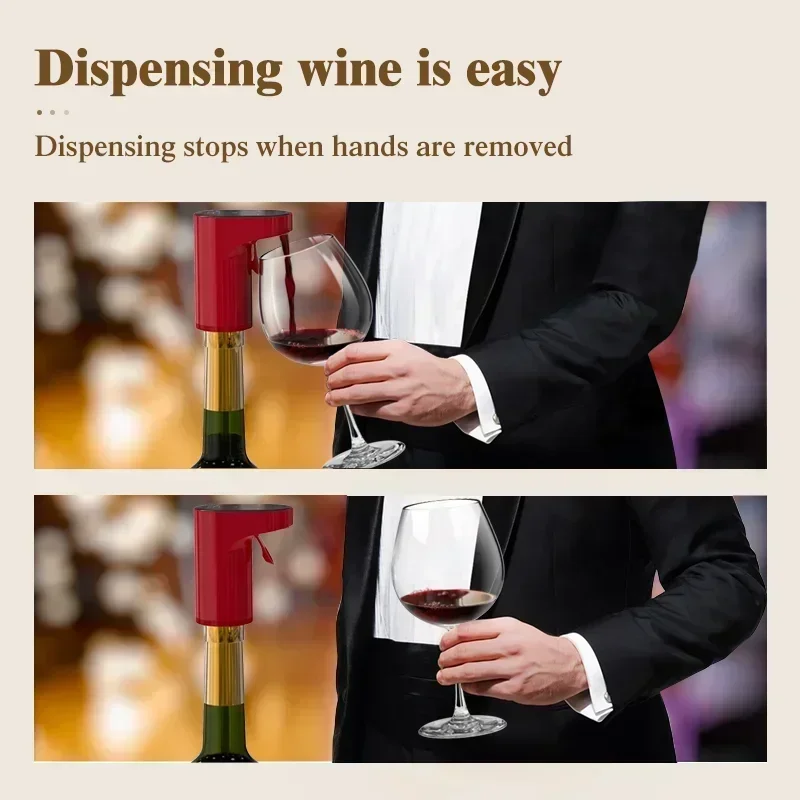 Smart Electric Digital Wine Dispenser Wine Suitable for More Than 100 Kinds of Bottle Mouths Smart Electric Digital Wine Dispenser Wine Suitable for More Than 100 Kinds of Bottle Mouths