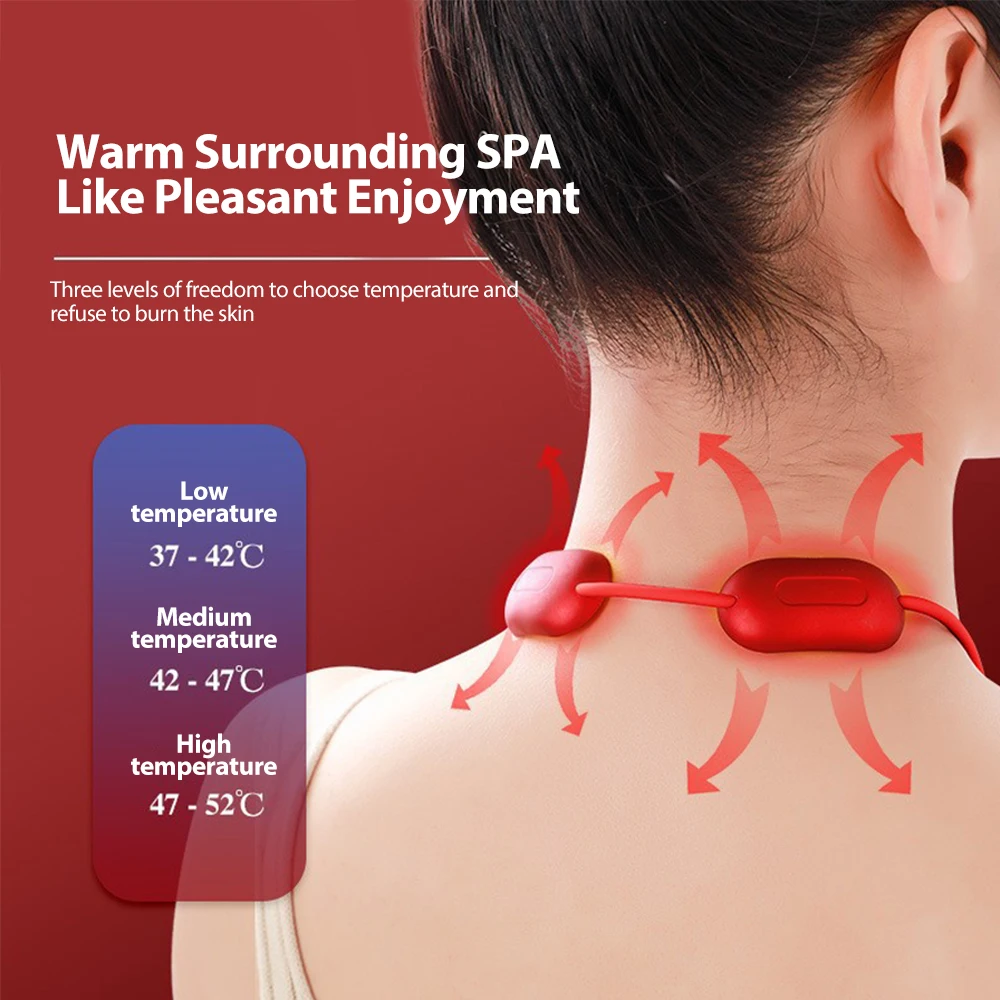 Smart Hanging Neck Massager EMS Muscle Massager Portable Hot Compress Neck and Cervical Spine Massager SPA Relaxation Smart Hanging Neck Massager EMS Muscle Massager Portable Hot Compress Neck and Cervical Spine Massager SPA Relaxation