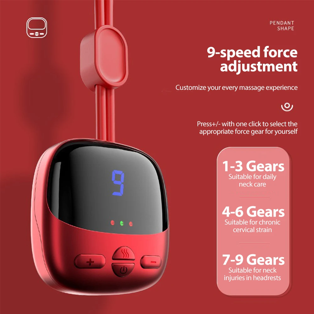 Smart Hanging Neck Massager EMS Muscle Massager Portable Hot Compress Neck and Cervical Spine Massager SPA Relaxation Smart Hanging Neck Massager EMS Muscle Massager Portable Hot Compress Neck and Cervical Spine Massager SPA Relaxation