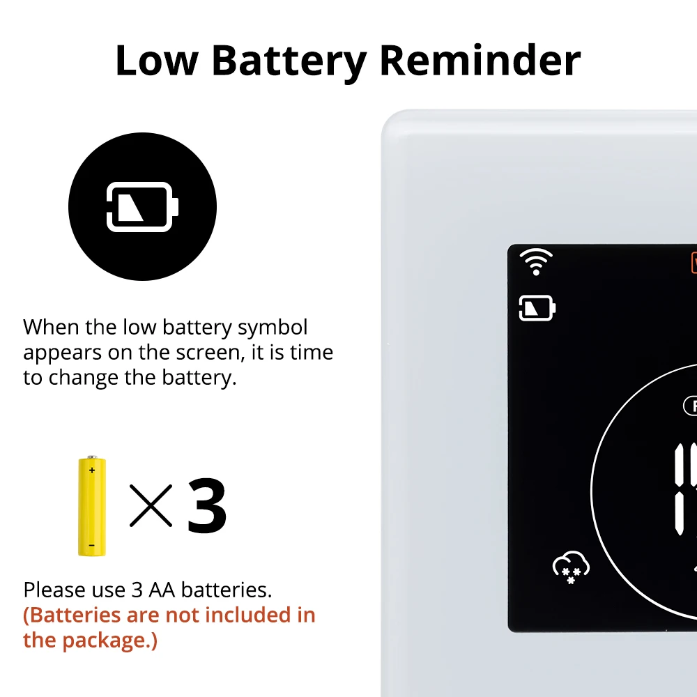 Smart Home Tuya WIFI Thermostat Battery-powered Thermoregulator for Gas Boiler Smart Life Work with Alexa Google Home