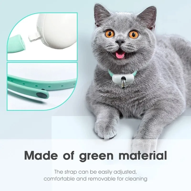 Smart Laser Tease Cat Collar Electric USB Charging Kitten Wearable Automatically Toys Interactive Training Pet Exercise