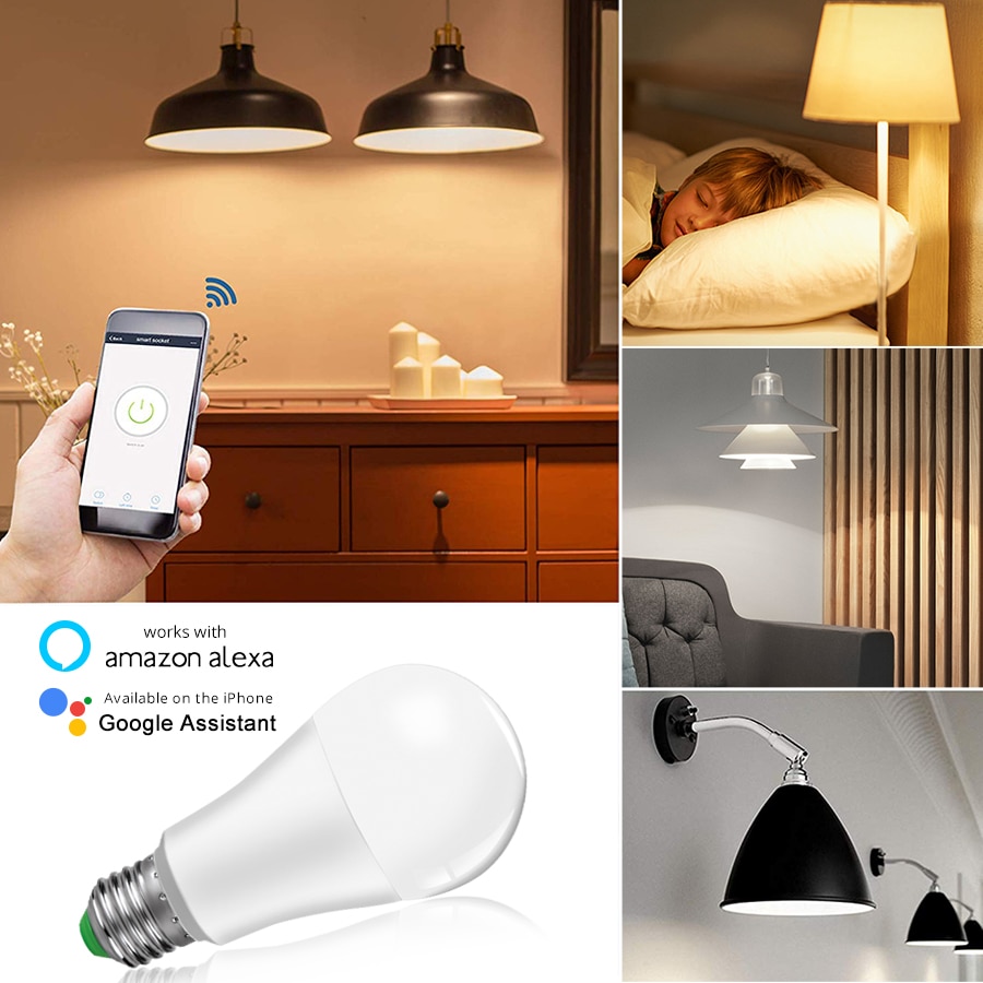 Smart LED Bulb Voice Smartphone Control Smart LED Bulb Voice Smartphone Control