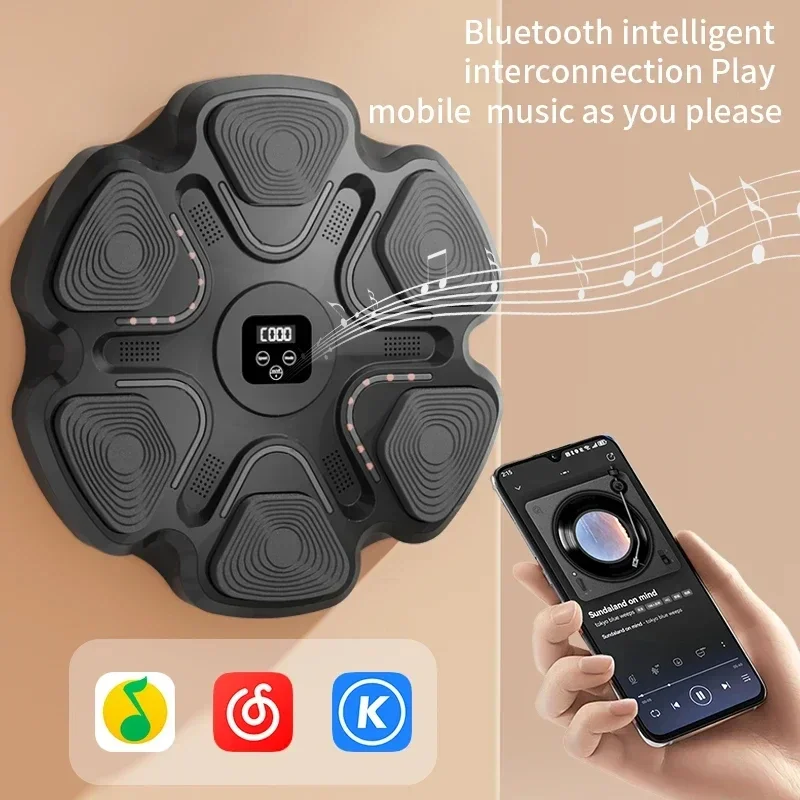 Smart Music Boxing Machine Adult/Children Sports Fitness Boxing Trainer Home Exercise Response Training Boxing Wall Smart Music Boxing Machine Adult/Children Sports Fitness Boxing Trainer Home Exercise Response Training Boxing Wall