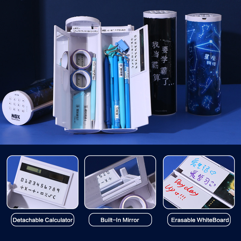 Smart Pencil Box with Lock Multi-Functional Case Smart Pencil Box with Lock Multi-Functional Case