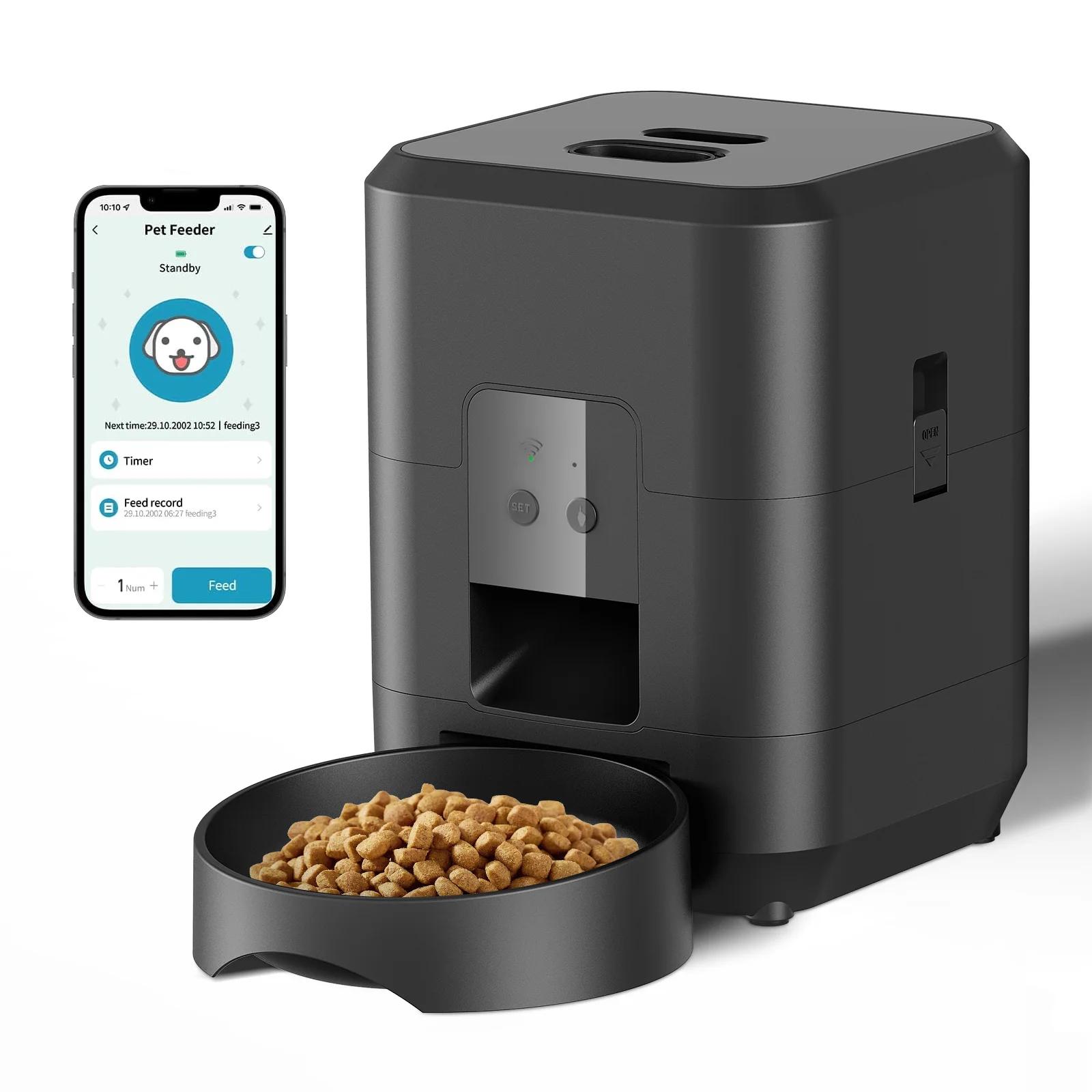 Smart Pet Feeder Automatic Cat Feeder Dog Slow Food Machine With Timed Quantitative Automatic Cat Food Dispenser Cat