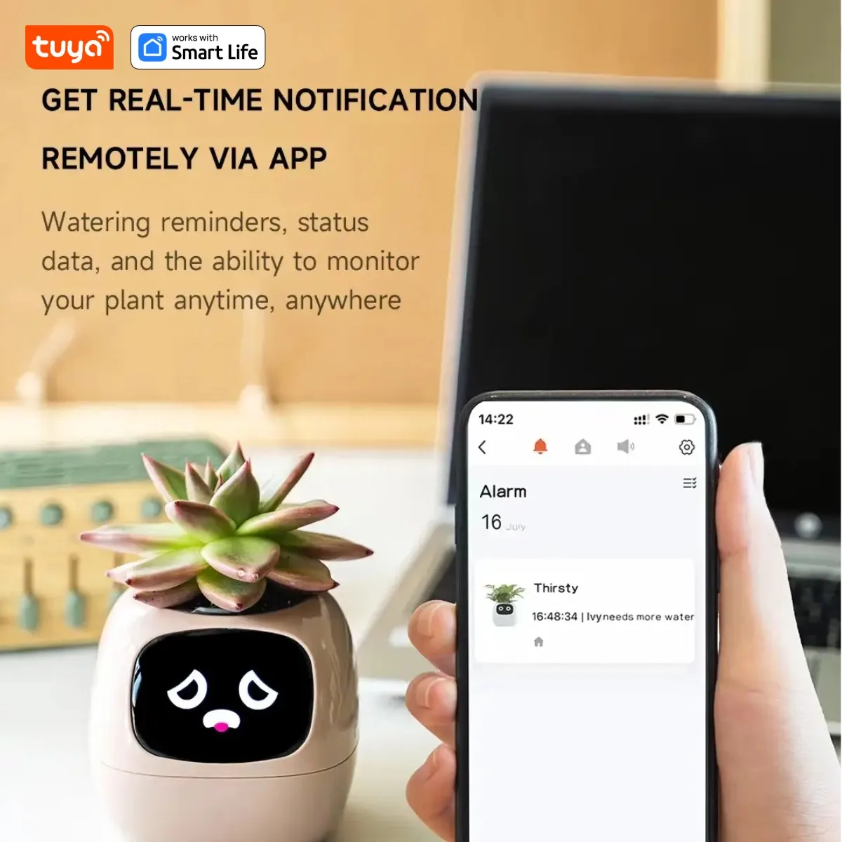 Smart Planter Endless Fun Over 49 Rich Expressions 7 Smart Sensors AI Chips Make Raising Plants Easy and Fun Smart Planter Endless Fun Over 49 Rich Expressions 7 Smart Sensors AI Chips Make Raising Plants Easy and Fun