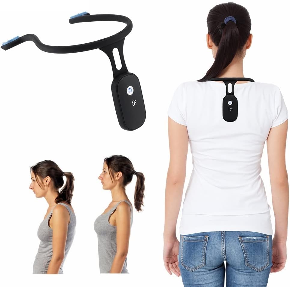 Smart Posture Corrector Micro Vibration Posture Training Reminder Sensor Back Posture Neck Hump Corrector for Adult Kids Smart Posture Corrector Micro Vibration Posture Training Reminder Sensor Back Posture Neck Hump Corrector for Adult Kids
