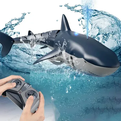 Smart RC Shark with Spray Water Toy Remote Controlled Electric Toys Smart RC Shark with Spray Water Toy Remote Controlled Electric Toys